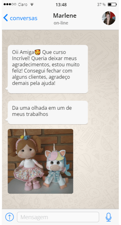 Depoimento de cliente